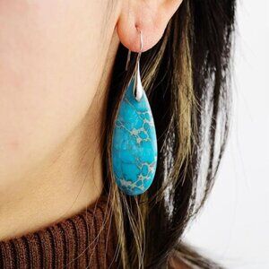 Vintage Boho Style Dangle Drop Earrings Turquoise Women Fashion Jewelry Gift